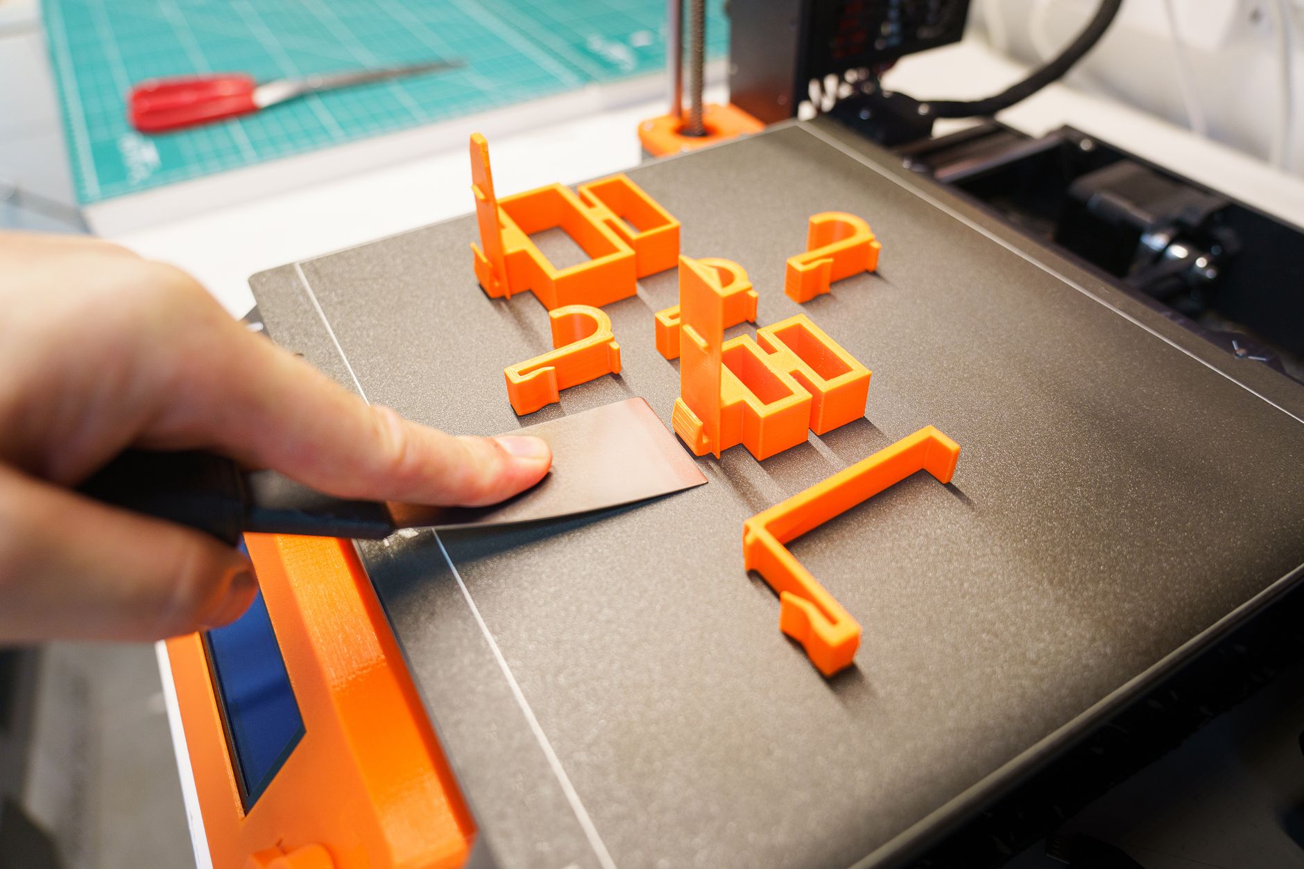 High-tech CNC machine operating in a modern industrial facility, showcasing advanced machinery.